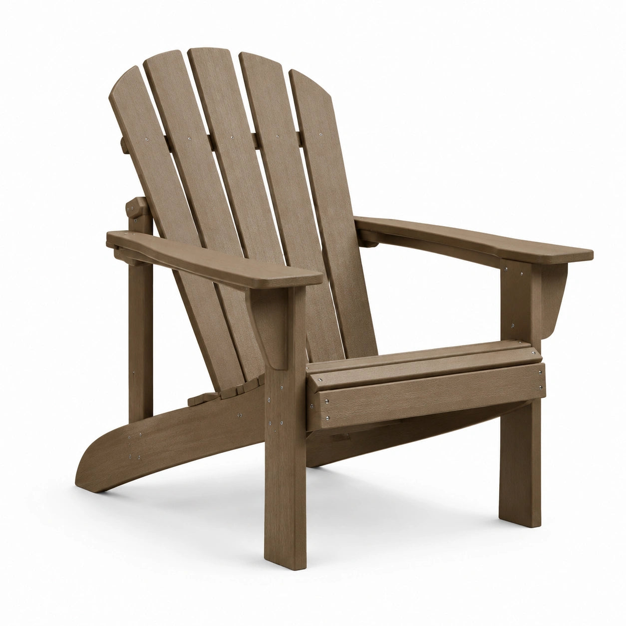 Sedia Adirondack in legno composito marrone