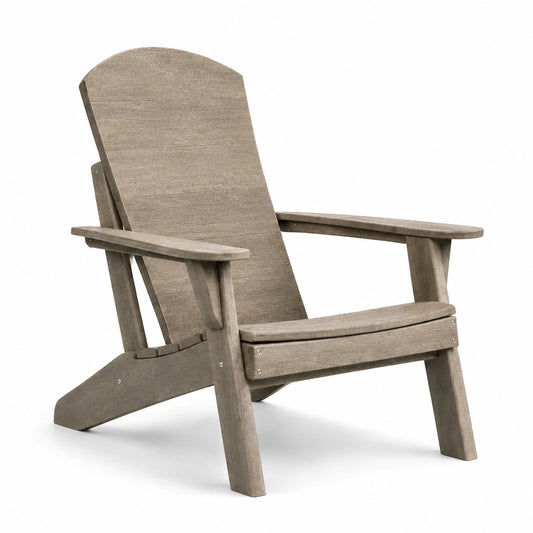 Sedia Adirondack in legno composito grigio